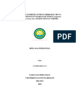 Dampak Pandemi Covid-19 Terhadap Biaya Dan Pendapatan Usahatani Tomat (Solanum