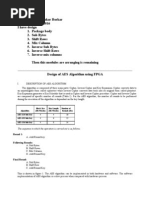 Download Design of AES Algorithm Using FPGA by atul9029 SN59583087 doc pdf