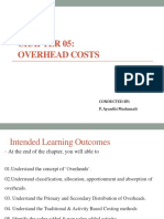 Chapter 5 Overhead Costs