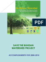 2008-2010 HIGHLIGHTS-SAVE THE BUHISAN WATERSHED PROJECT