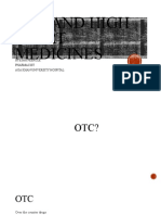 OTC and High Alert Medicines