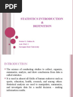 Statistics Introduction