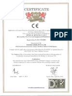 INSTRUMED (PVT.) LTD.CE CERTIFICATE