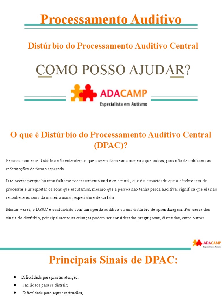 Apresentação Sem Título | PDF | Surdez | Aprendizado
