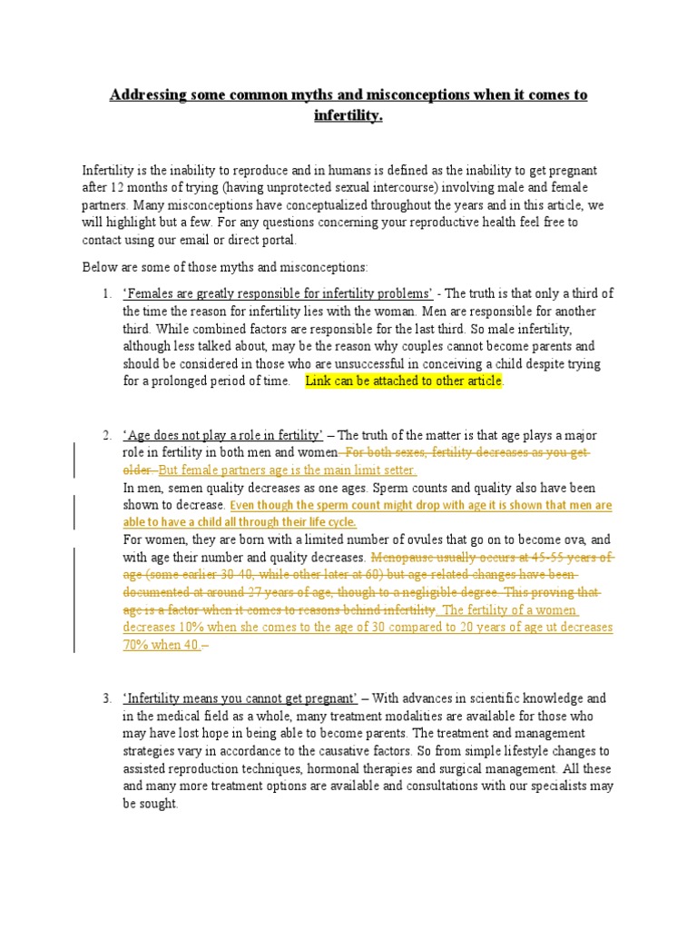 Addressing Some Common Myths and Misconceptions When It Comes To ...