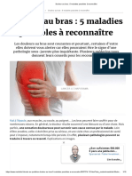 Douleur Au Bras - 5 Maladies Possibles À Reconnaître