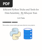 Efficient Python Tricks and Tools For Data Scientists