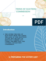 Functions of Election Commission