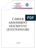 Career Assessment Questionnaire