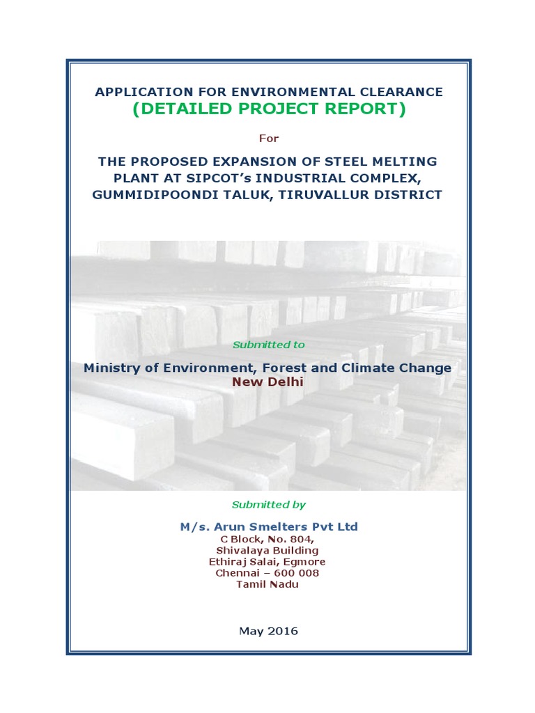 Environmental Clearance for Steel Plant Expansion | PDF | Steel | Economies