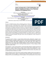 Career Development An Imperative of Job Satisfaction and Career Commitment: Empirical Evidence From Pakistani Employees in Banking Sector