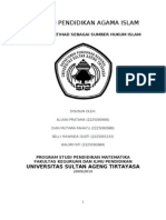 Download MAK Kedudukan Ijtihad Sebagai Sumber Hukum Islam PAI 1 by kenjiya SN59586472 doc pdf