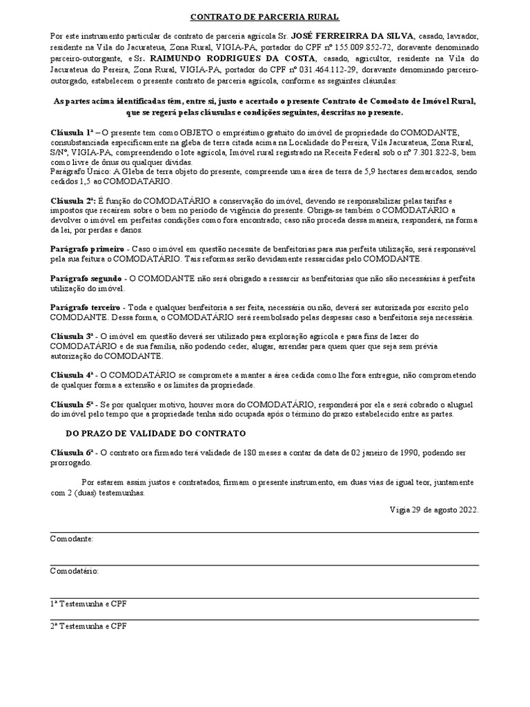 contrato-de-parceria-rural-pdf-empr-stimos