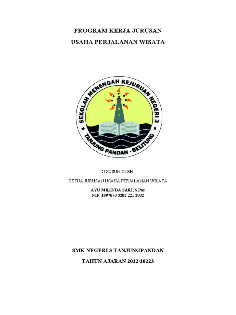 Program Kerja Jurusan UPW SMK N 3 | PDF | Karier & Perkembangan