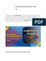 Buy Google Business Reviews