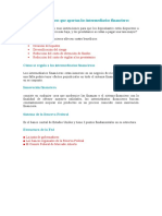 Beneficios Económicos Que Aportan Los Intermediarios Financieros