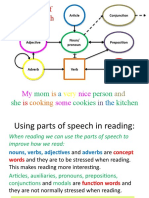 Parts of Speech Reading Guide