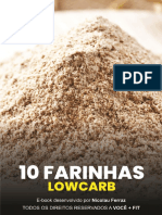 10 Receitas Farinhas Low Carb