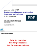 Introduction - Environmental Engineering - Anaerobic Technologies