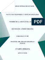 Facultad: Ingeniería Y Ciencias Aplicadas: Cuarta Semana