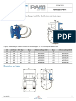 RBRCO21CPB100-Tapping Saddle Flanged Outlet For DI and Steel Pipes