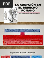 Adopción y Adrogación en Derecho Romano | PDF | Adopción | Roma antigua