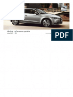 Audi A3 Quick Reference Guide