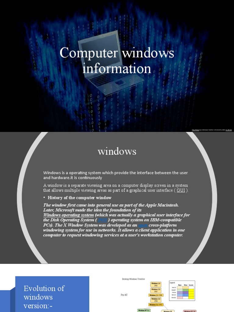Evolution and Security of Windows OS | PDF | Microsoft Windows ...