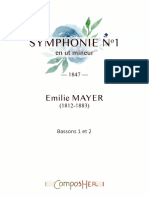 MAYER Symphonie No. 1 - Bassons 1 Et 2 - 19092022