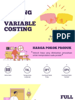 Full COSTING Vs Variable Costing