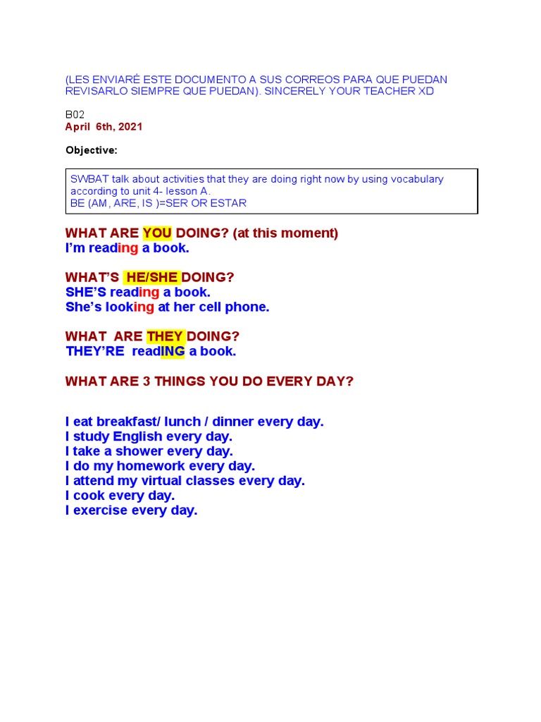 Bo2 Whiteboard PDF Foods English Language