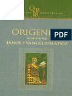 Órigenész - Kommentár János Evangéliumához