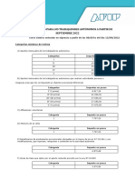 Valores Autonomos Desde Septiembre 2022