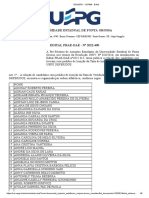 Edital Resultado Isenção Taxa Vestibular 2022 Da UEPG