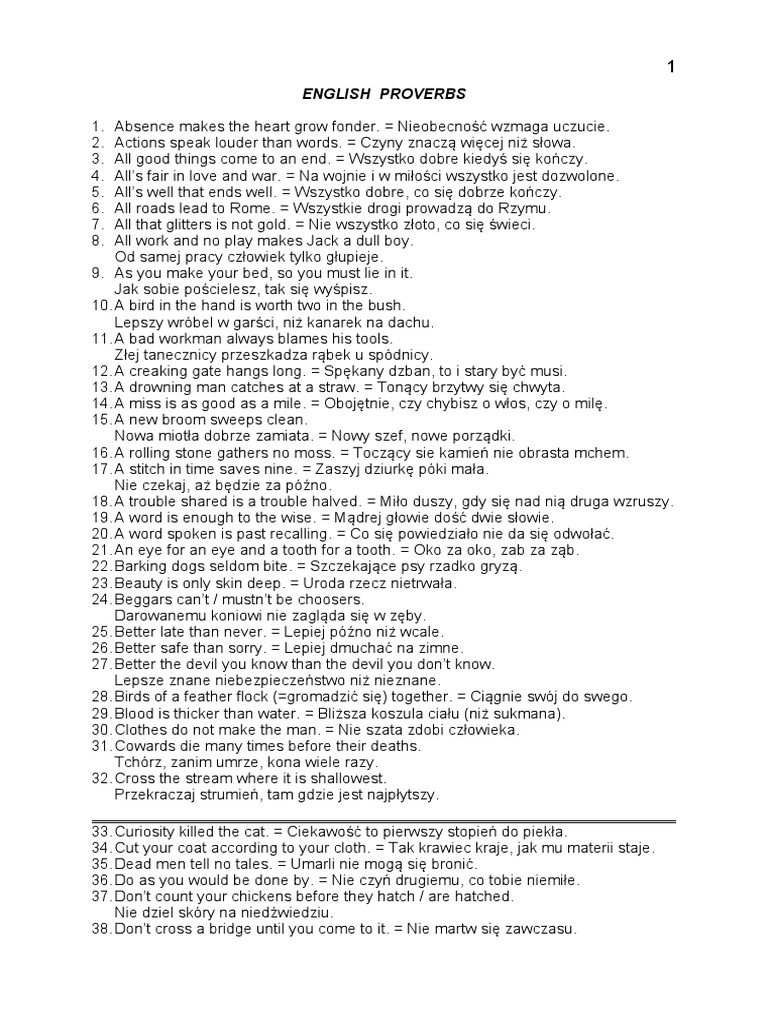 PROVERBS | PDF