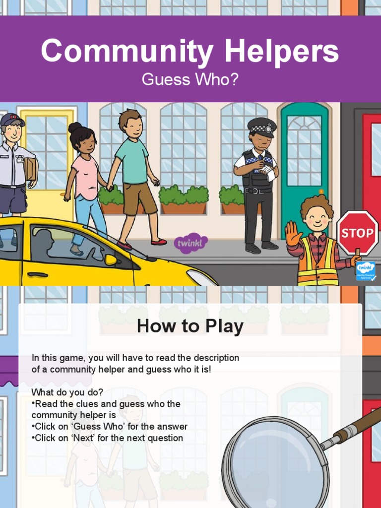 Community Helpers Powerpoint Game Ver 2 Pdf