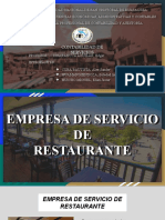 Cont. Servicios - Restaurantes