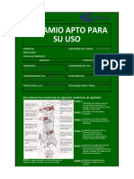 Tarjetas Identificación Andamios