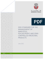 Standard For The Management of Narcotics and Controlled Medicinal Products