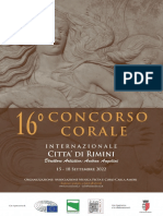 Libretto Rimini International Choral Competition 2022