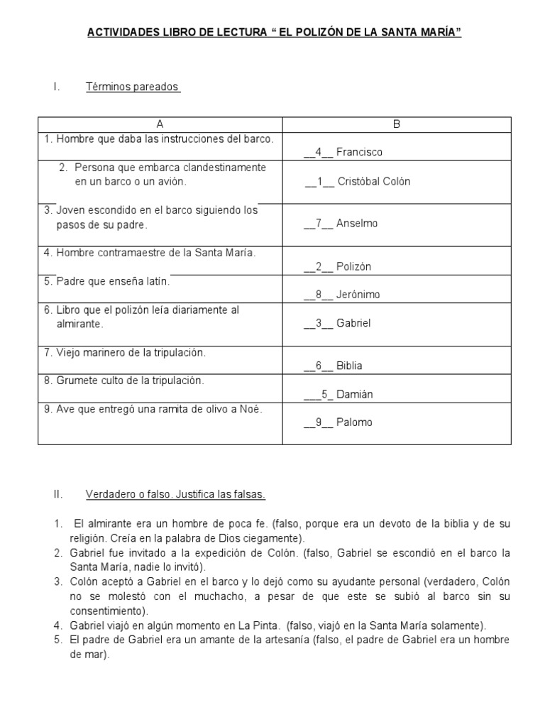 Actividades sobre 