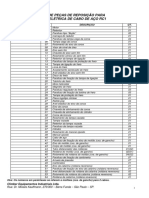 Lista de peças de reposição RC1 PDF