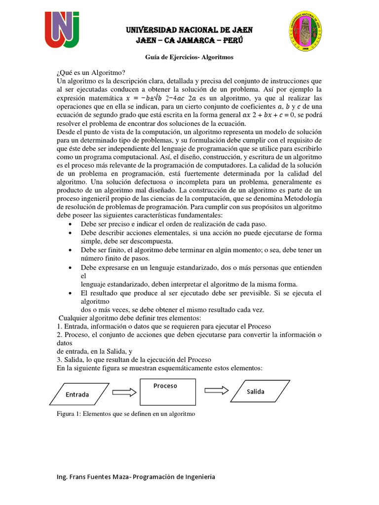 Algoritmos Ejercicios Propuestos Pdf Algoritmos Programación De