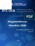 Megatendências mundiais 2040: resultados preliminares