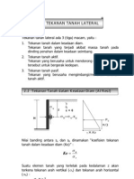 Tekanan Tanah Lateral