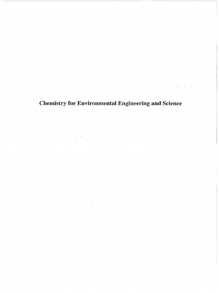 CHEMISTRY FOR ENVIRONMENTAL ENGINEERING AND SCIENCE 5TH EDITION PDF visual data 6