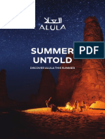 AlUla Summer Campaign Brochure - English