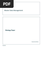 Master Data Management Strategy - Shared