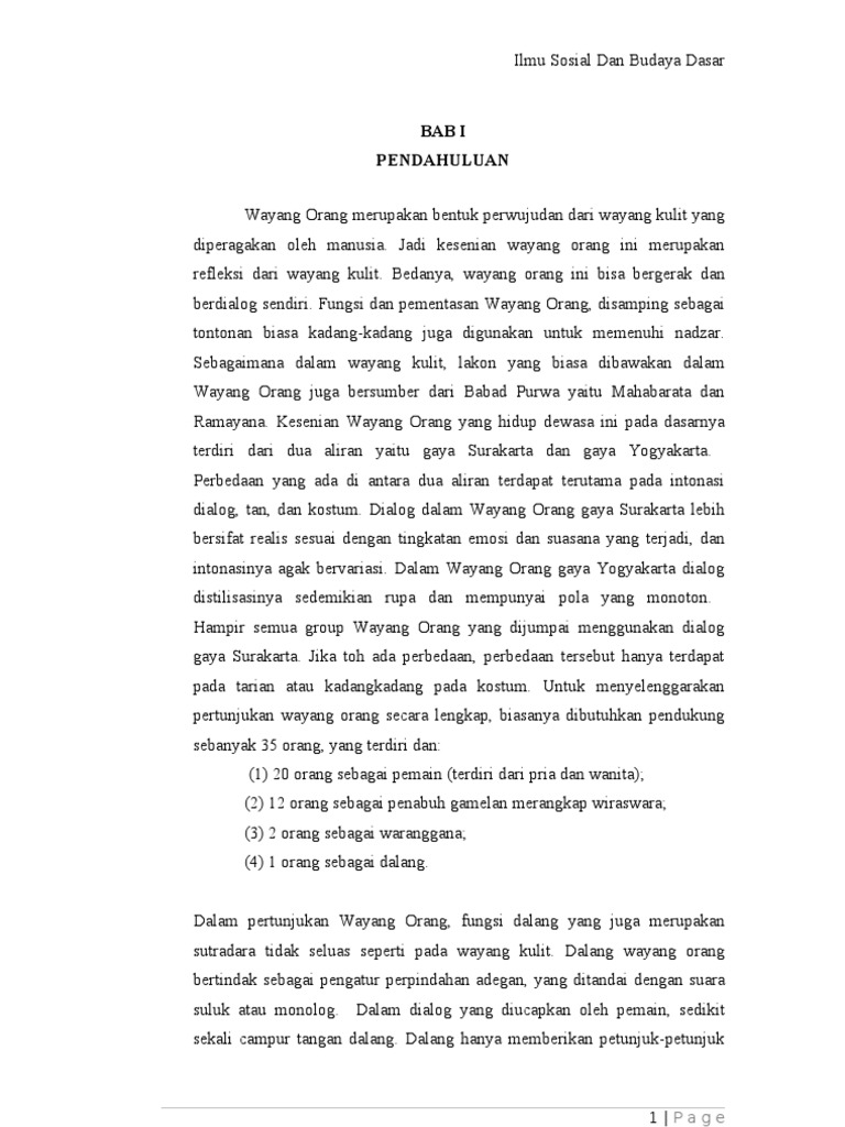 Laporan Observasi Wayangku