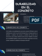 Durabilidad en El Concreto